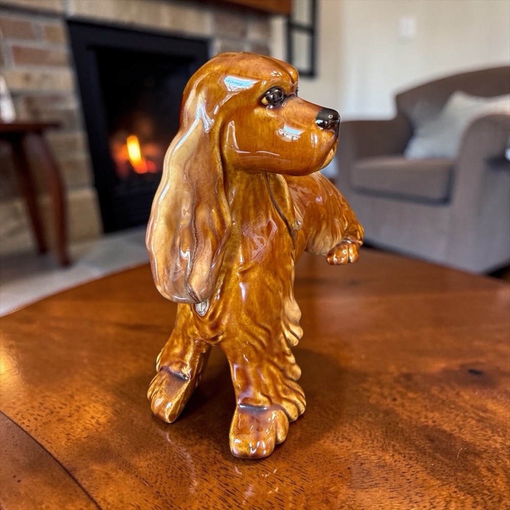 Vintage 1950s Royal Haeger ceramic Cocker Spaniel dog figurine. Great condition - Picture 2 of 7